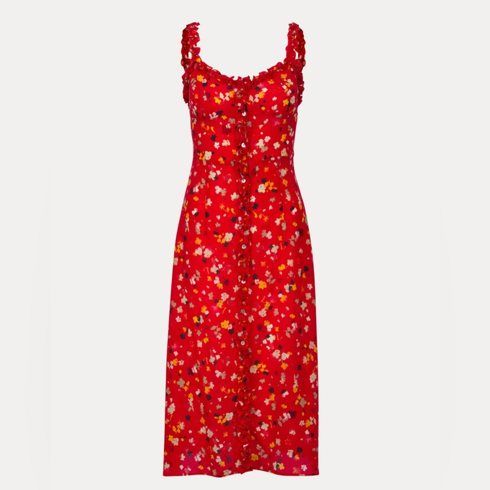 realisation par juliet dress in rouge fleur